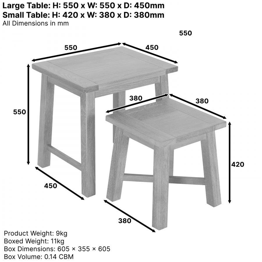 nesting tables