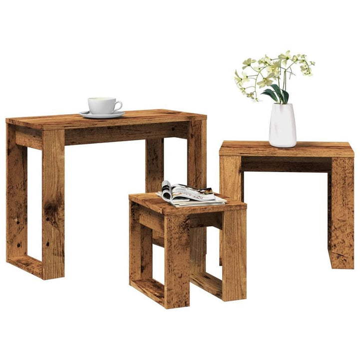 Three nested tables