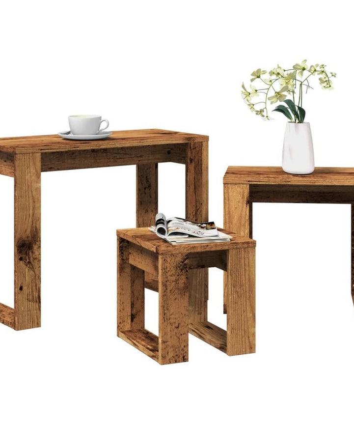 ثلاث ترابيزات متداخلة