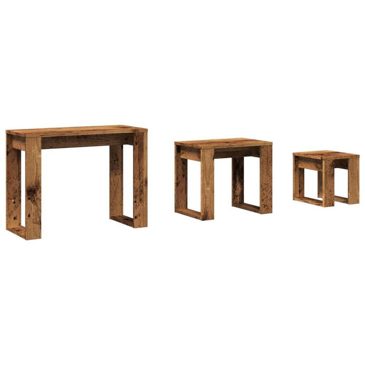 Three nested tables