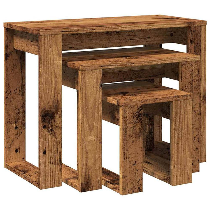 Three nested tables
