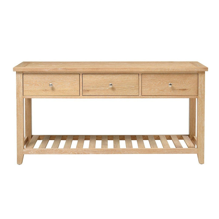 Natural Swedish wood console