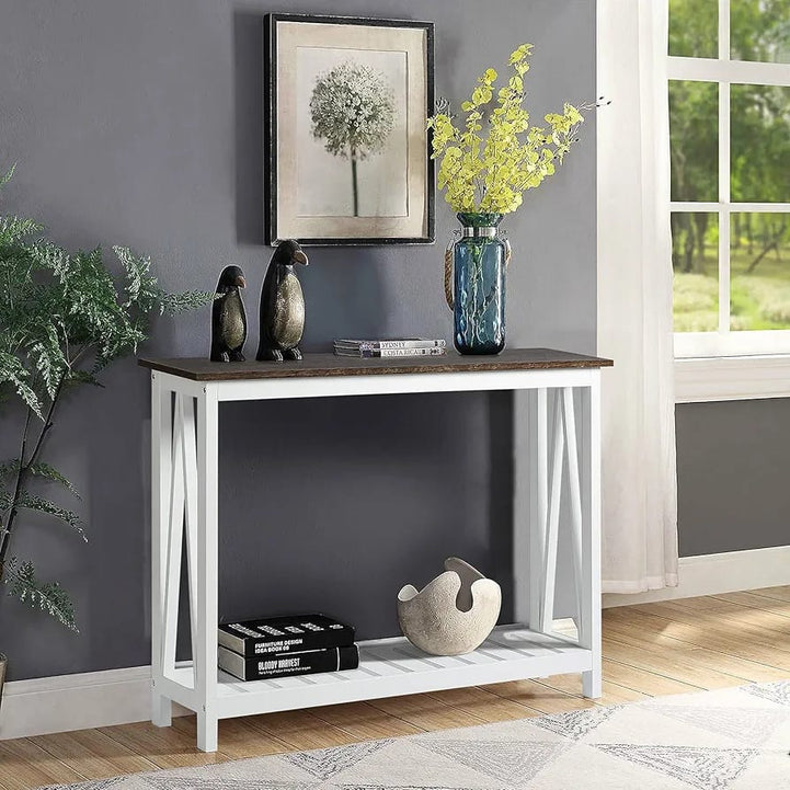 Natural Swedish wood console