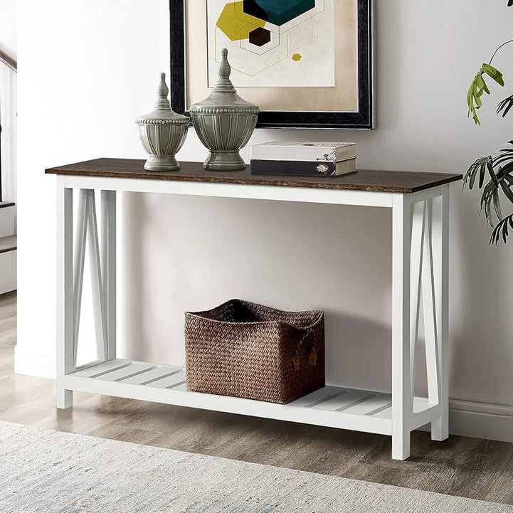 Natural Swedish wood console