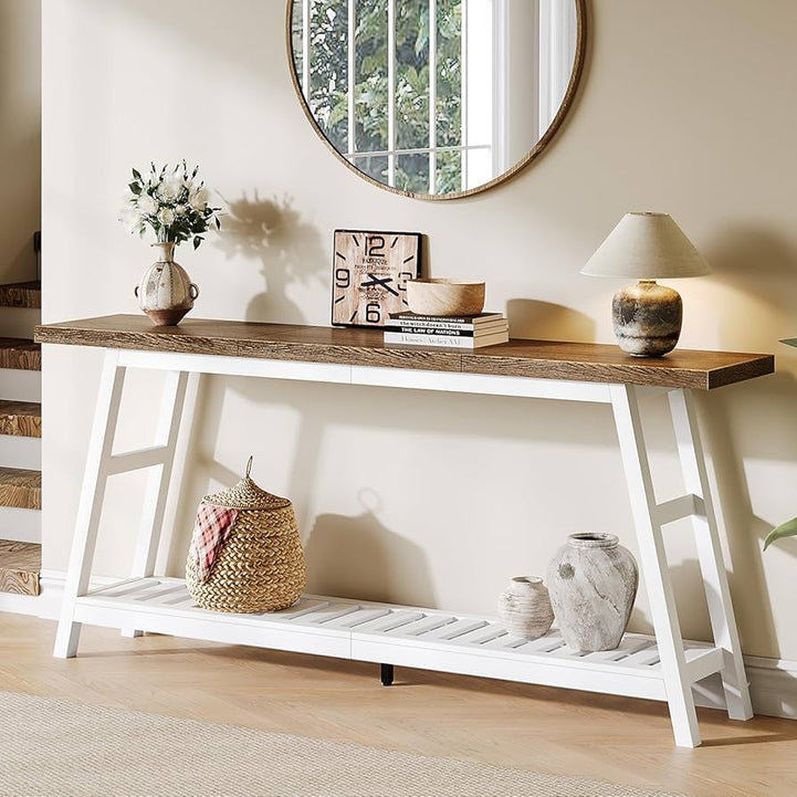 Natural Swedish wood console