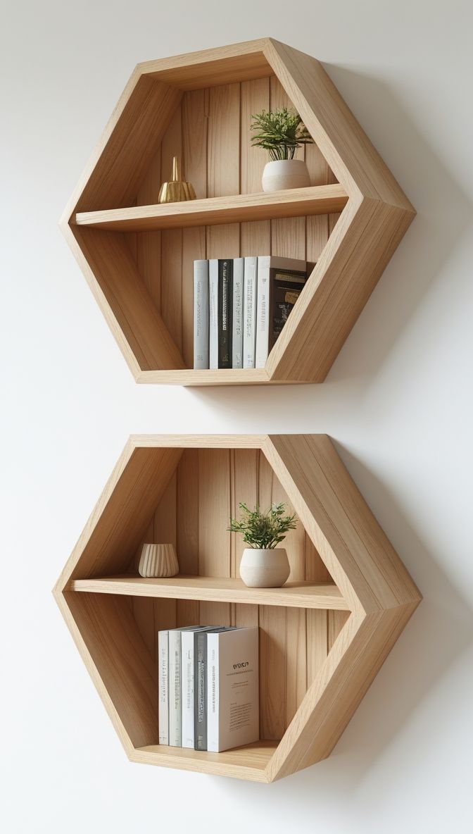 وحدة ديكور2 قطعة سداسي