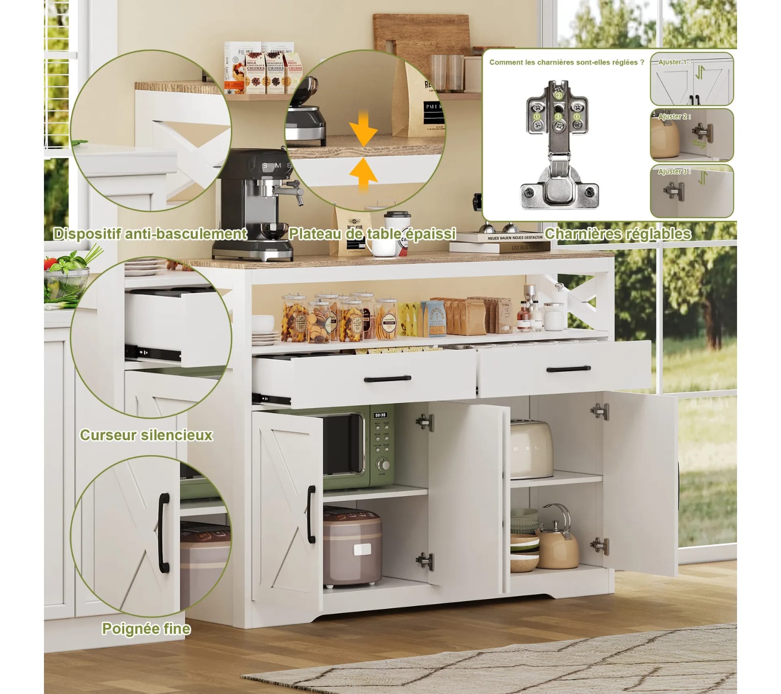 Kitchen side unit