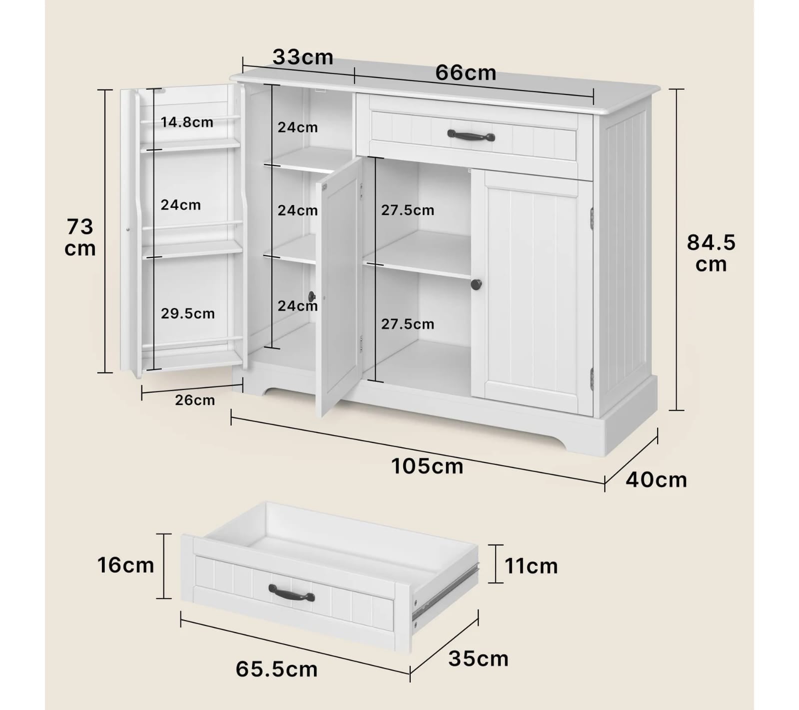 Kitchen side unit