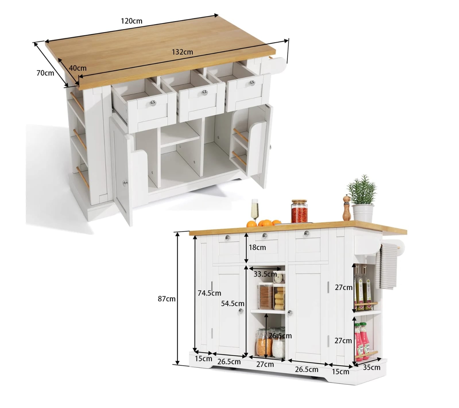 Kitchen side unit