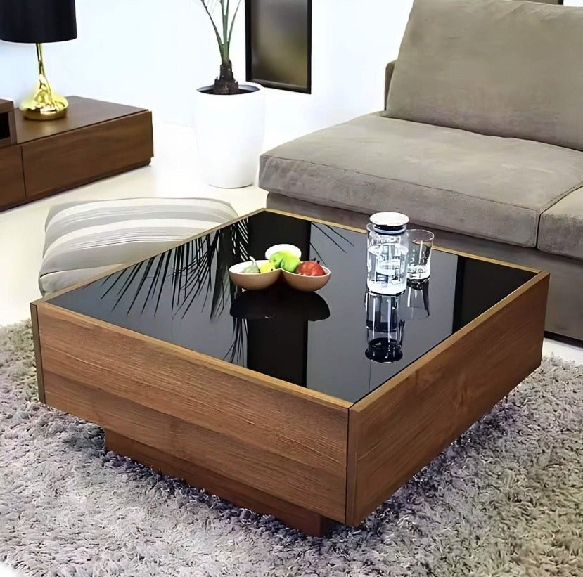 ترابيزة قهوة بزجاج