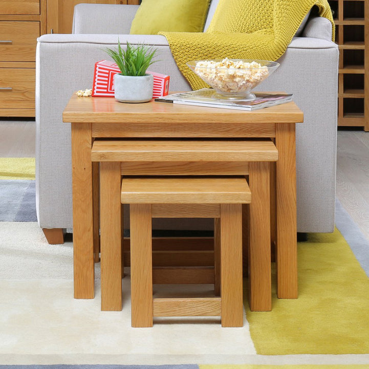 Three nested tables