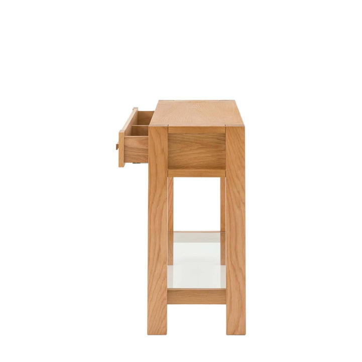 Natural Swedish wood console