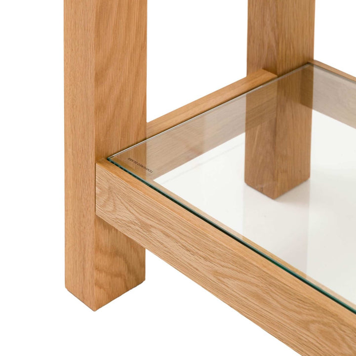 Natural Swedish wood console