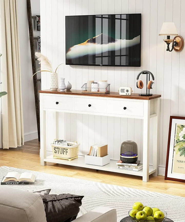 كونسول خشب سويد طبيعي