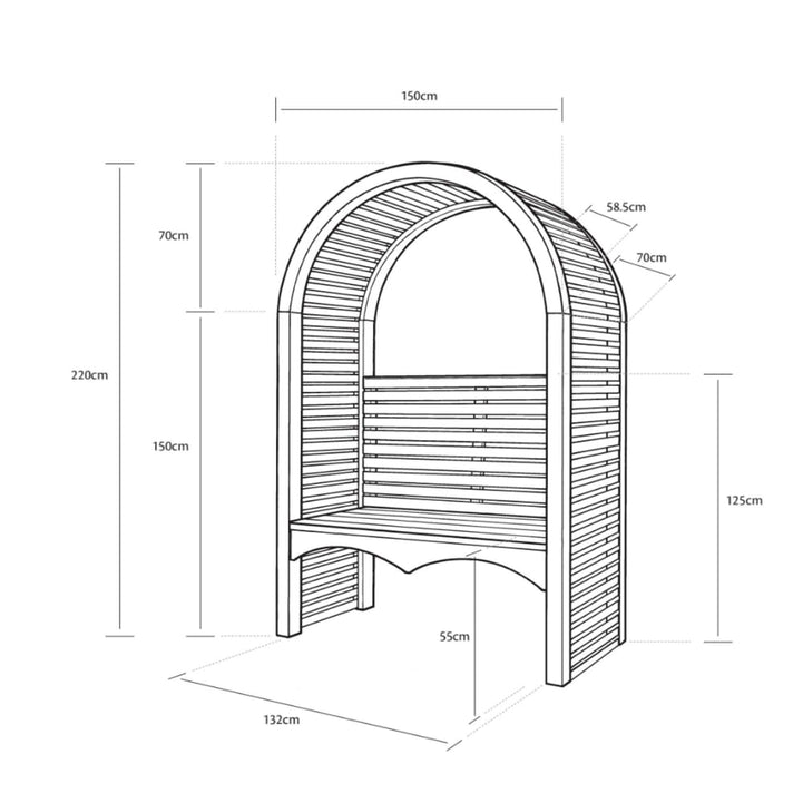جلسة خارجية للحديقة
