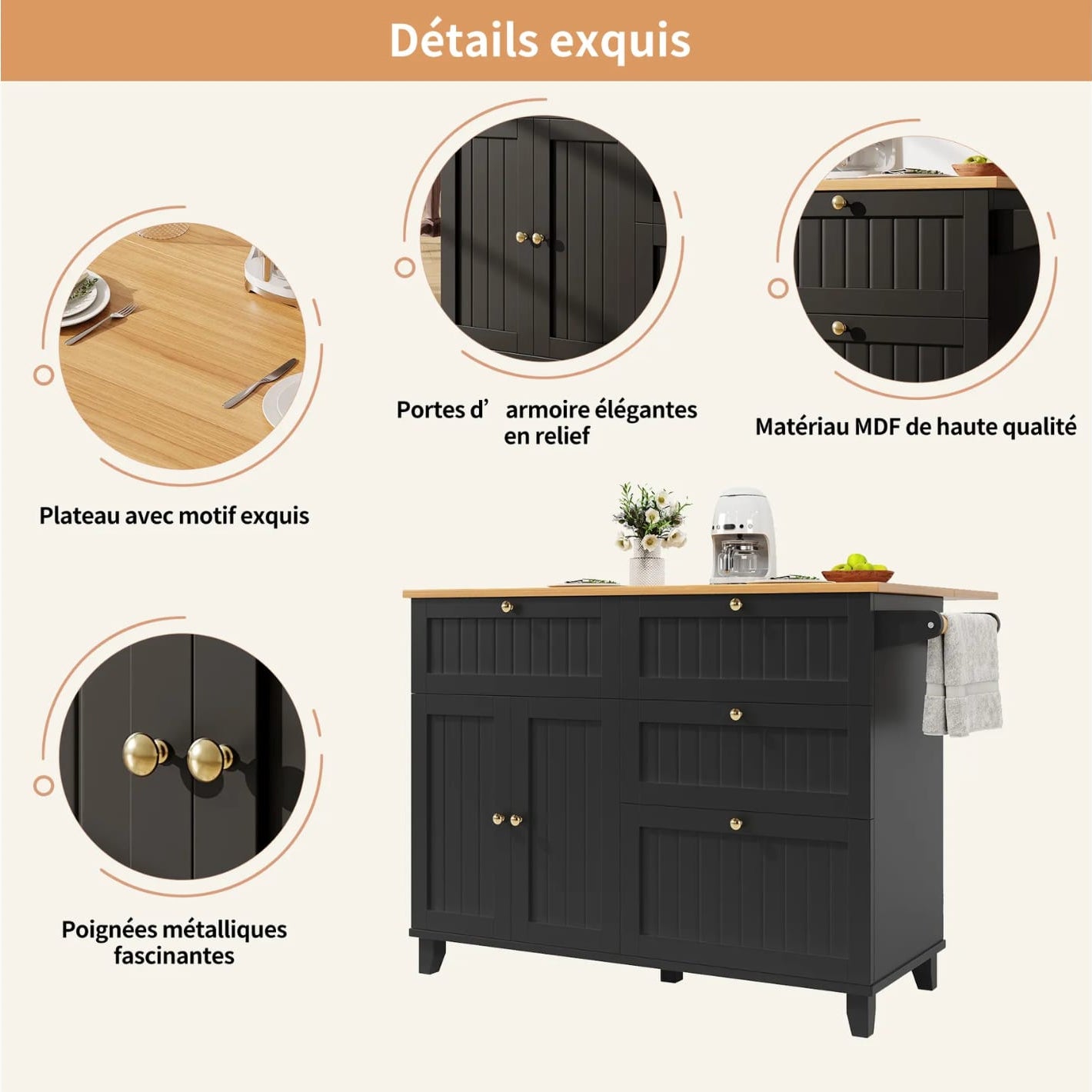 Kitchen side unit
