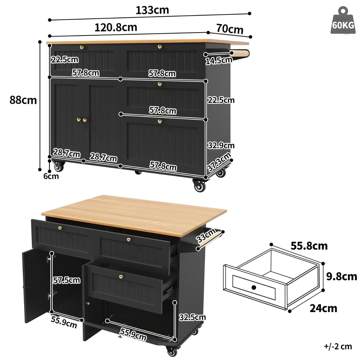 Kitchen side unit