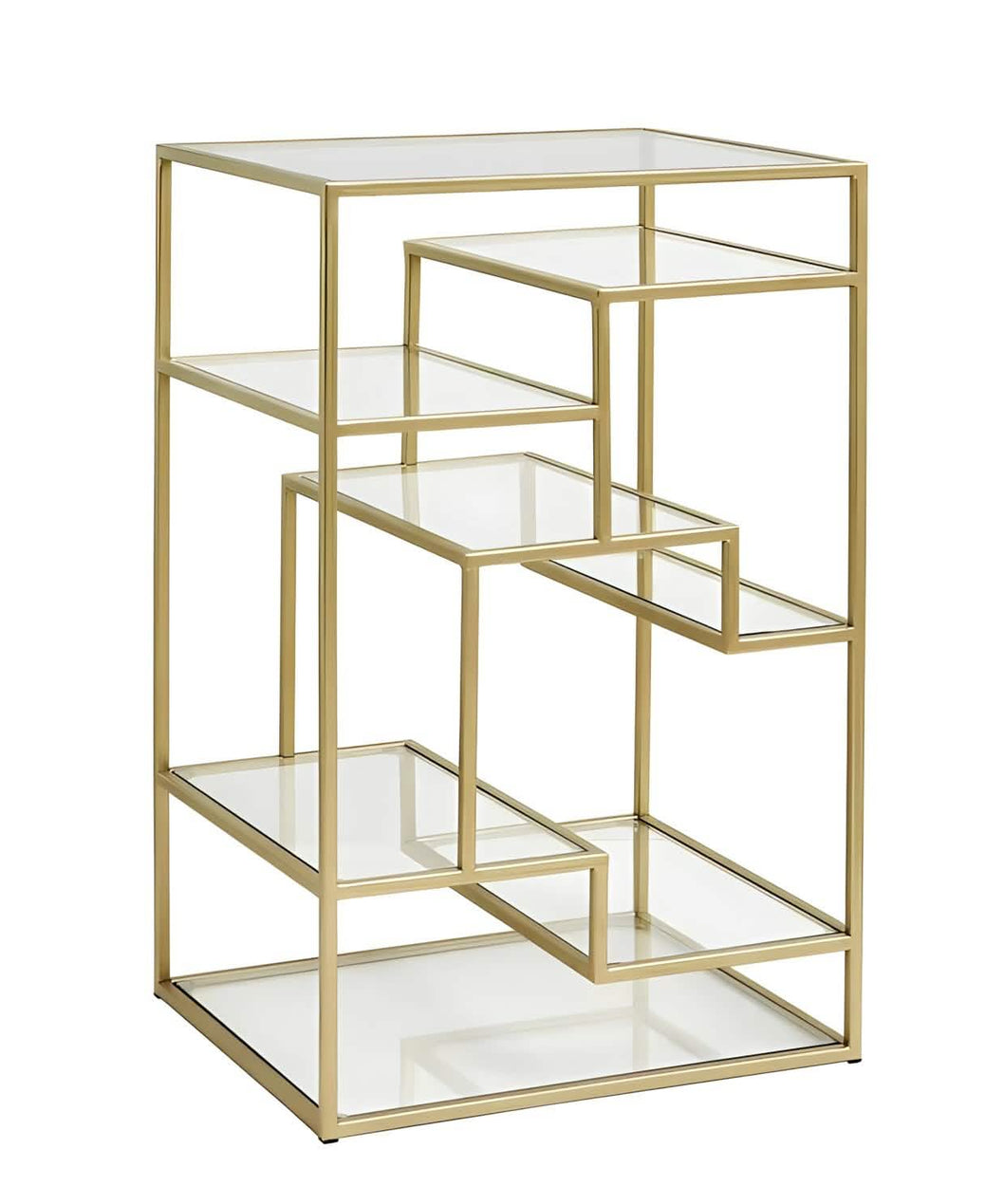 NArt150 - وحدة أرفف معدن و زجاج