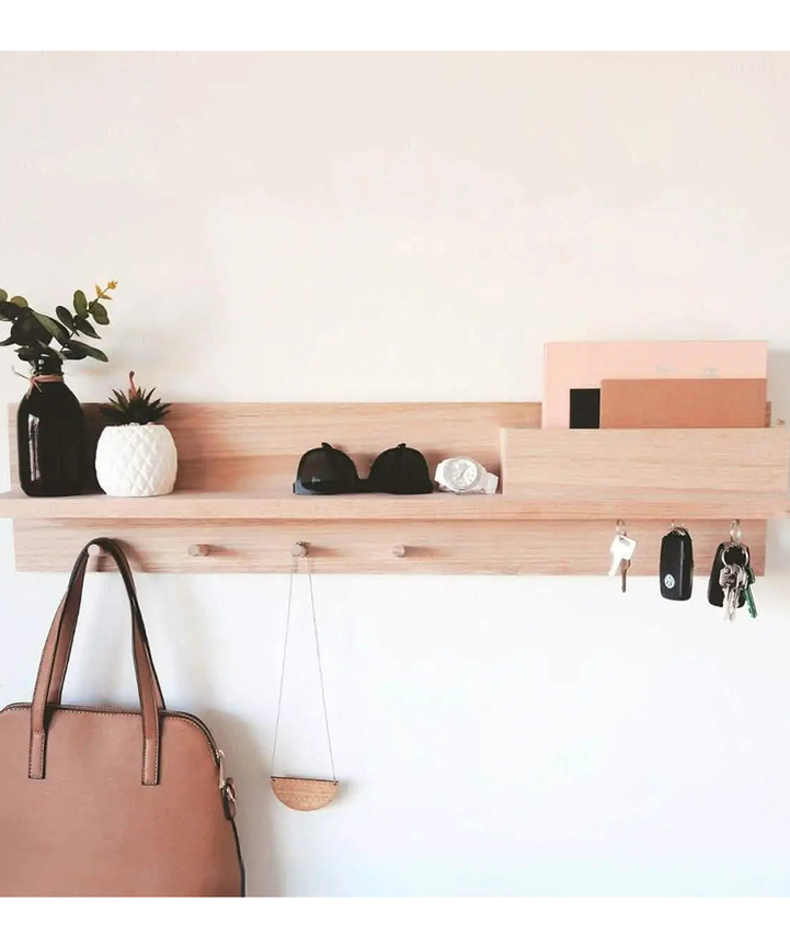 ART.W.AW 0237 - Hanging Wooden Shelf