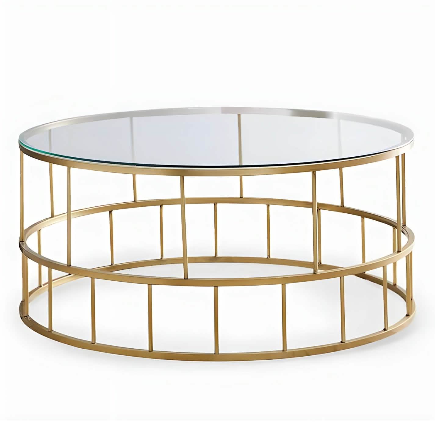 NArt216 - ترابيزة قهوة بسطح زجاج