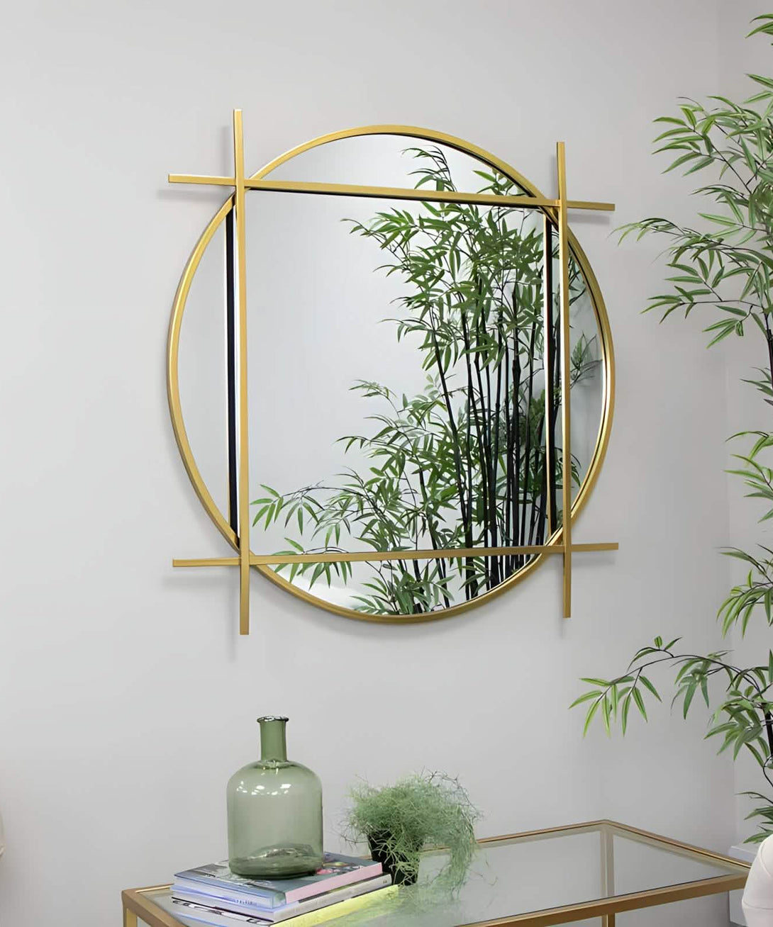 NArt158 - Gold Framed Mirrors