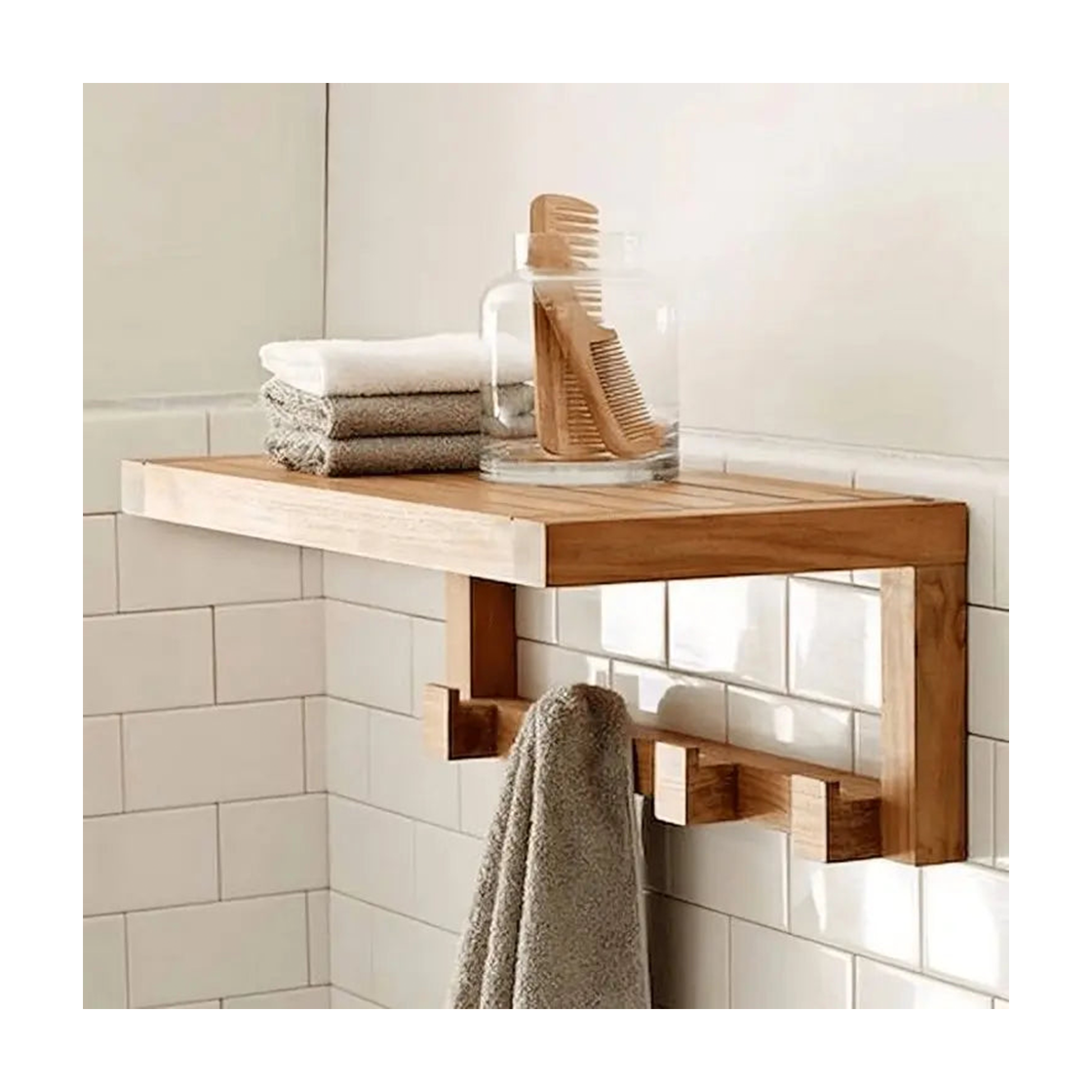 ART.W.AW 070 -  رف مزود بعلاقات