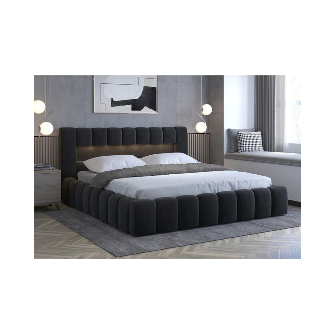Capitonné Bed - ART.W.AW.3126